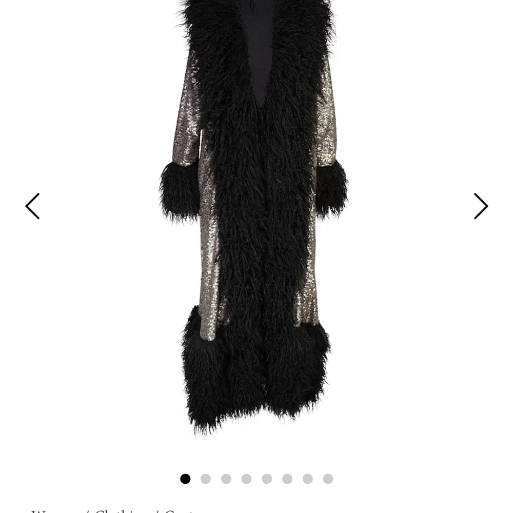 Jennafer Grace - Wolf & Badger Sequin Fur Coat
